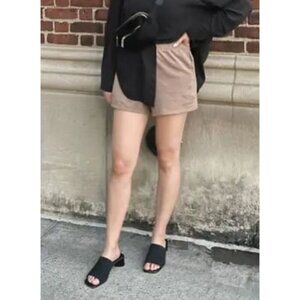 Boutique Automet Light Brown High Rise Sweat Shorts M